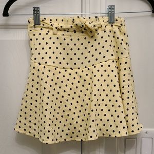 Zara polka dot skirt